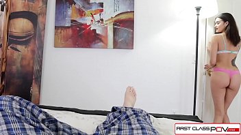 First Class POV - Beautiful Eden Sin gets fucked by a huge hard cock